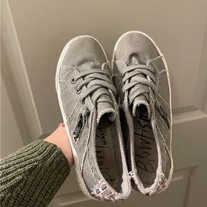 Blowfish Women's Casual Gray Malibu Sneakers